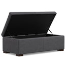 Gabbie - Coffee Table Upholstered Storage Ottoman by HouseOfZazla