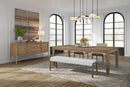 Dining Table With Leaf - Light Brown by HouseOfZazla