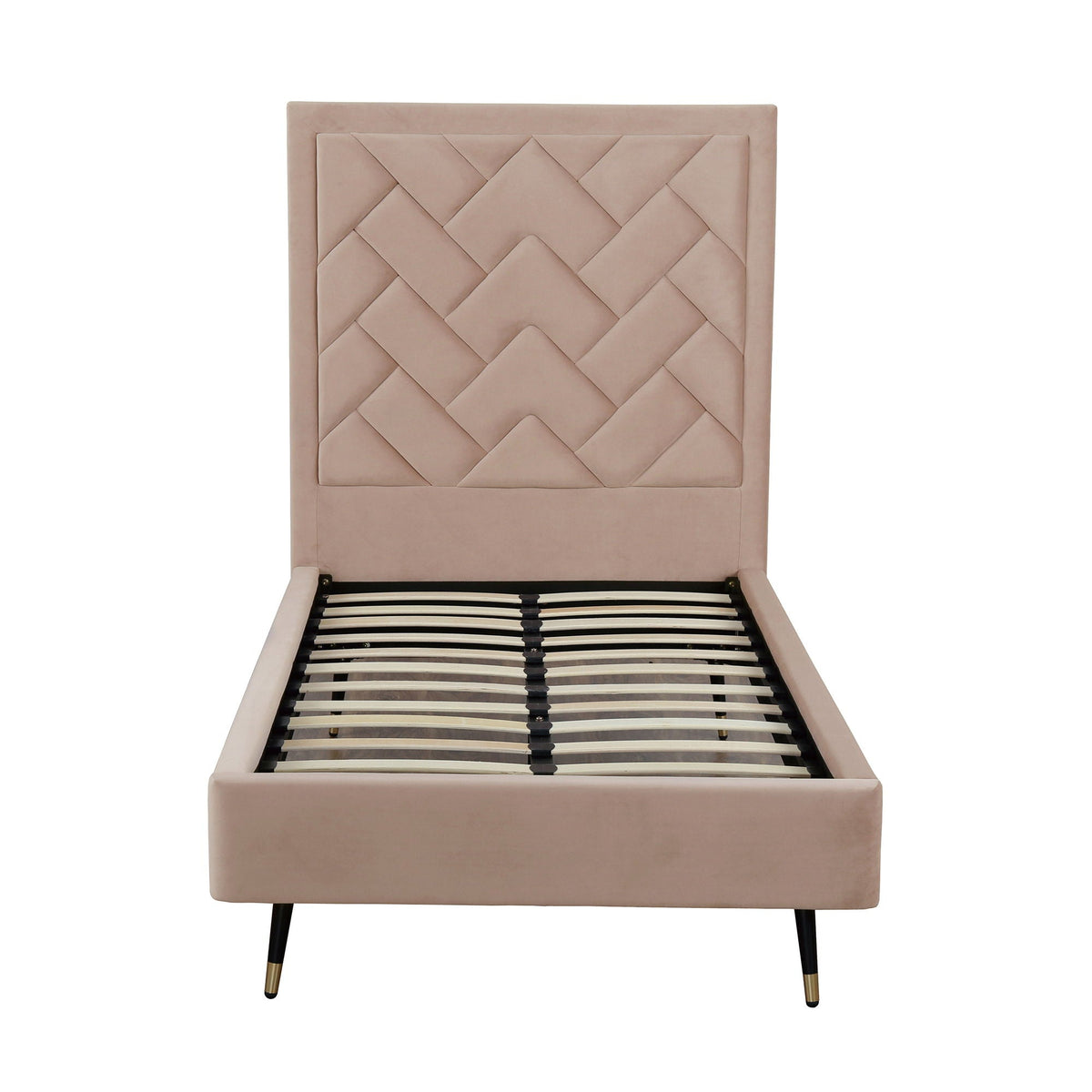Crosby - Bed With Upholstered Headboard And Slats, photo 9 of 40