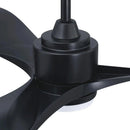 66'' Misael Propeller Integrated Led Indoor Modern Black Ceiling Fan with Remote And Light Kit Included by Parrot Uncle