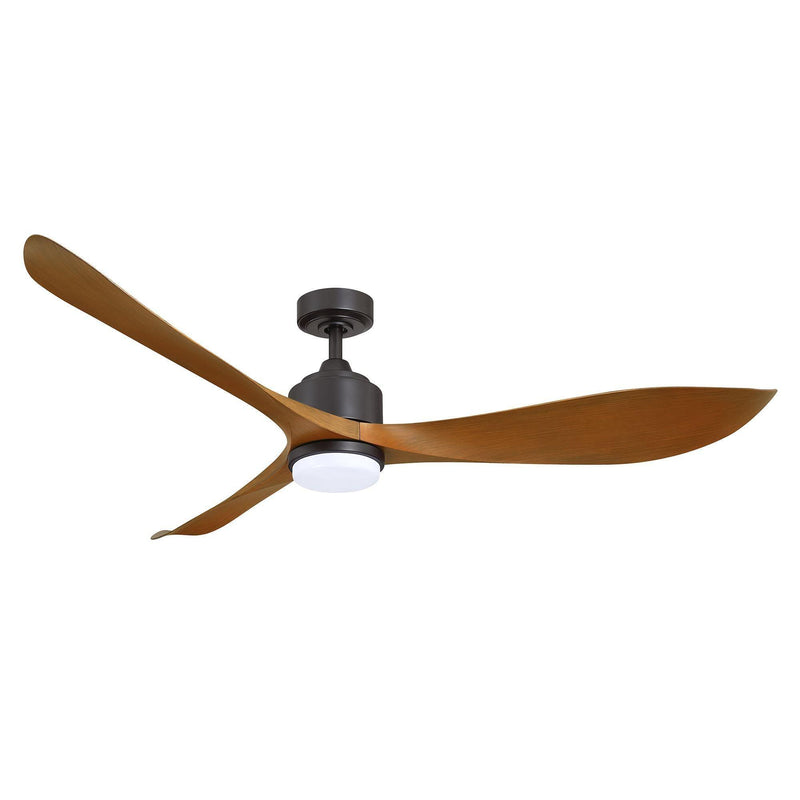 66" Misael Propeller Industrial DC Motor Ceiling Fan with LED Lighting