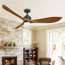 66" Misael Propeller Industrial DC Motor Ceiling Fan with LED Lighting