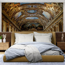 Art The Louvre Museum Paris France Golden Ceilings Wallpaper. Musee du Louvre