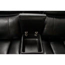 Jupiter - Leather Sectional - Black by HouseOfZazla