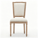 Farmhouse Solid Wood Frame Dining Chairs with Cushioned