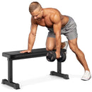 Flat Weight Bench 660 LBS Heavy Duty Strength Training Bench-Black by LJGDeals