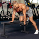 Flat Weight Bench 660 LBS Heavy Duty Strength Training Bench-Black by LJGDeals