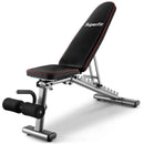 660 LBS Strength Training Bench with 10 Back and 3 Seat for Full Body Workout-Black by LJGDeals