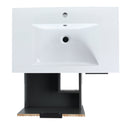30 Inch Freestanding Bathroom Vanity With Resin Basin, 30x18