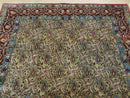 4' X 7' Handmade Turkish Wool Rug Paisley Hand Knotted Flowers One Of A Kind