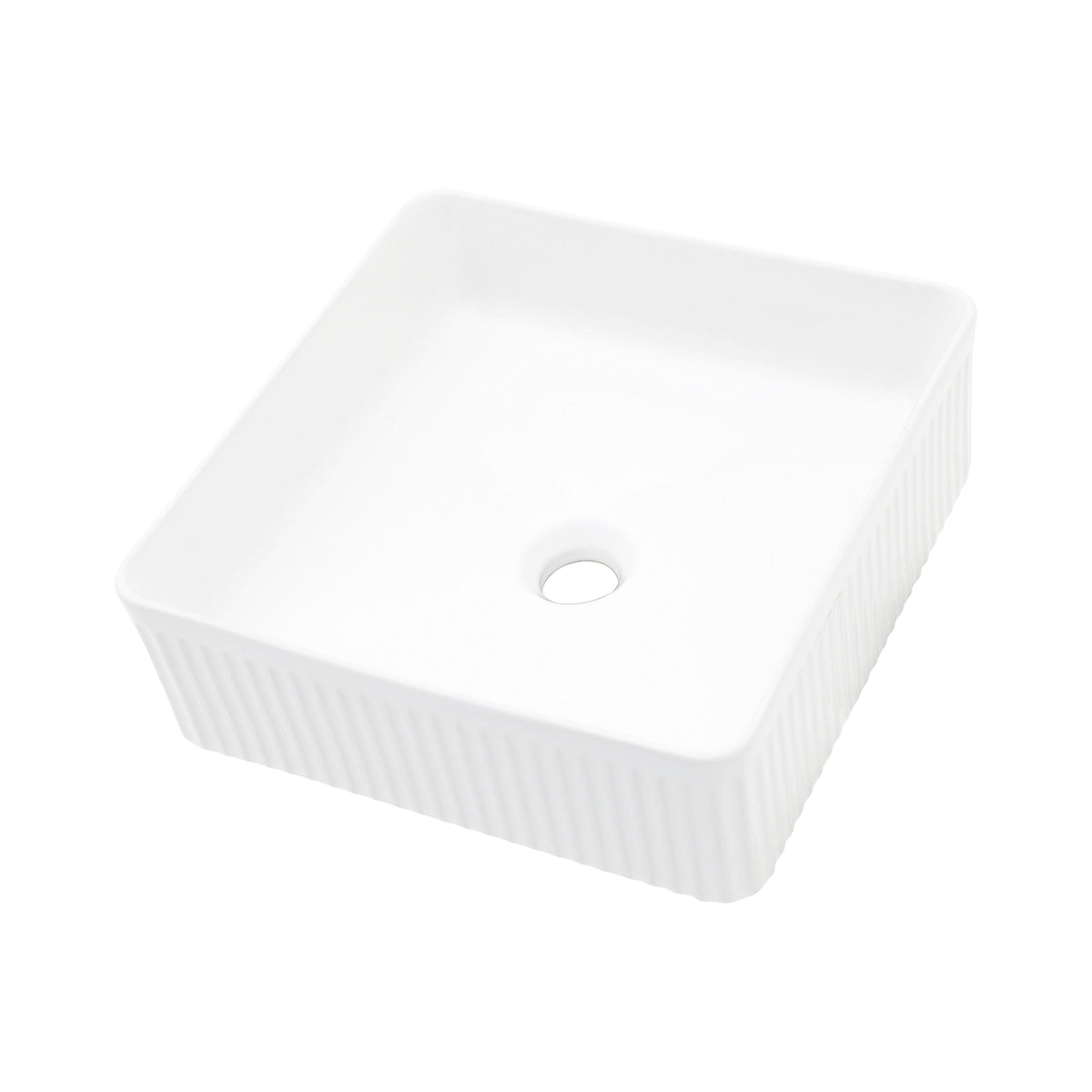 Modern Ceramic Rectangular Vessel Bathroom Sink, photo 11 of 20