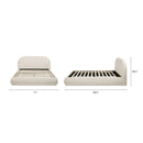 Archie Puffy Grounded - Upholstered Platform Bed by HouseOfZazla