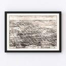 Vintage Map of Anniston, Alabama 1903
