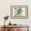 Vintage Agriculture & Fisheries Map of Ireland 1929