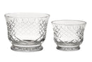 Crystal Round Flared Bowl With Medallion Ii Pattern, 4.5" X 6"