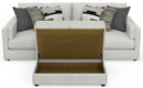 Trevor - Extra Deep Oversized Sofa With Included Storage Cocktail Ottoman