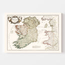 Vintage Map of Ireland 1795