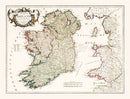 Vintage Map of Ireland 1795
