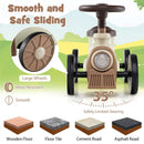 Ride on Toy with Steering Wheel and Train Whistle Sound Button by LJGDeals