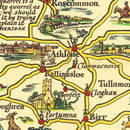 Vintage Map of Ireland 1933