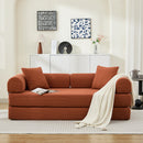 Folding Sofa Bed 78.5" Convertible Couch with 2 Pillows