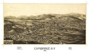 Vintage Map of Cambridge, New York 1886
