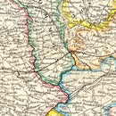 Vintage Map of Ireland 1884