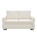Convertible Sofa Bed Loveseat With Adjustable Backrest And USB Ports by HouseOfZazla