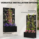 Stylish Plant Bed, Freestanding or Wall Mounted Plant Bed