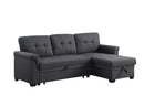 Lucca - Reversible Sleeper Sectional Sofa With Storage Chaise by HouseOfZazla