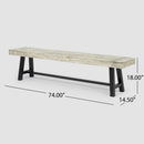 Carlisle 74 Outdoor Dining Bench