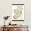 Vintage Map of Ireland 1897
