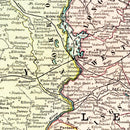 Vintage Map of Ireland 1897