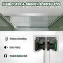 Aluminum Frame Double Sliding Shower Door (56-60"x70")