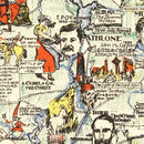 Vintage Story Map of Ireland 1936