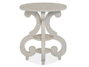 Bronwyn - Round Accent Table - Alabaster