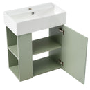 Modern Floating Bathroom Vanity With Ceramic Basin Perfect For Small Bathrooms by HouseOfZazla