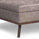 Owen - Multifunctional Square Coffee Table Storage Ottoman by Unique Piece Furniture