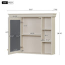 Wall Mounted Bathroom Storage Cabinet With Mirror Door by Unique Piece Furniture