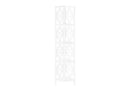 4 Tier Corner Bookshelf Bookcase for Office, Transitional Style by HouseOfZazla