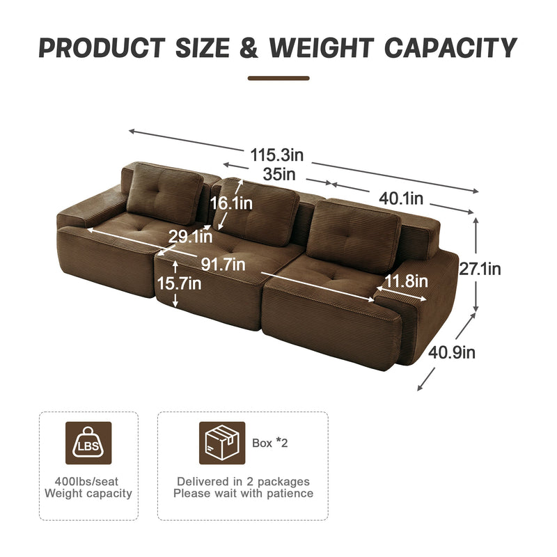 Modular Deep-Seat Sofa Set, photo 4 of 10