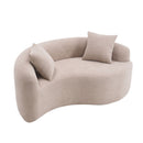Tai Chi - Curved Dual Depth Loveseat by Unique Piece Furniture