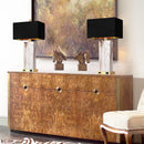 Touch Control Table Lamps Set of 2 with USB Ports and AC Outlet