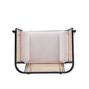 Versailles - Accent Armchair With Rattan Frame - Cream by HouseOfZazla