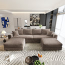 Modern Comfy Upholstered Sofa Cloud Couch & Deep Seat Couches by HouseOfZazla