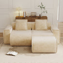 Streamlined Design Modular 2 Seat L Shape Sectional Sofa