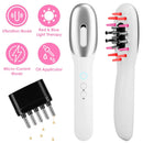 Scalp Massage Comb with Red & Blue Light Therapy by LJGDeals