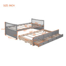 Twin Size Daybed With Trundle And Drawers by HouseOfZazla