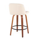 Toriano - Mid Century Modern, Counter Stool (Set of 2) by Unique Piece Furniture