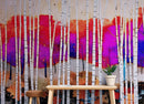 Colorful Vibrant Birch Tree Forest Wallpaper.